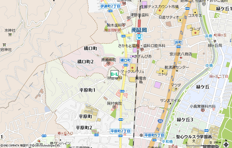 林田コンタクトレンズ付近の地図